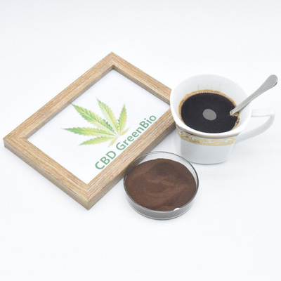 dos ingredientes nutritivos naturais do pó do café de 100g espectro completo CBD