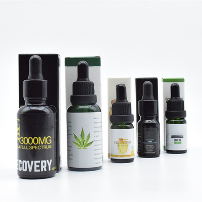 Óleo largo THC do espectro CBD do ODM do OEM livre para o cuidado saudável 500mg 1000mg