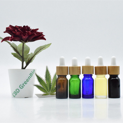 Óleo Sativa da garrafa de vidro CBD do conta-gotas do preto do controle 10ml 20ml da dor do óleo da tintura da flor CBD da folha