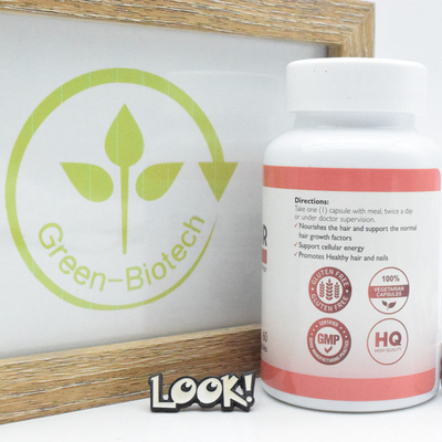 Suplemento dietético a fórmula de crescimento do cabelo da marca própria 60ct da cápsula da biotina do cabelo