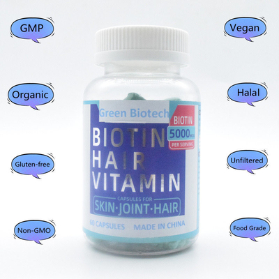 Urso Gummies Dl sem glúten Alpha Tocopheryl Acetate do crescimento do cabelo 5000MCG