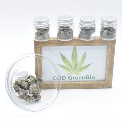 A cera da solha CBD do fumo desintegra 10 gramas por disponibilidade alta livre da garrafa THC a bio
