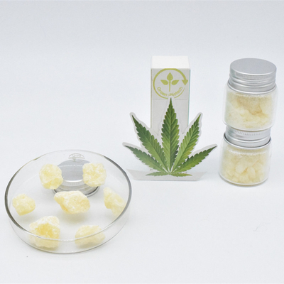 A cera da pureza alta CBD desintegra o alívio da dor da matéria prima de CBD