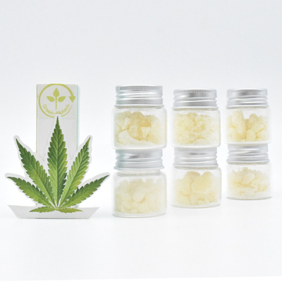 A cera da pureza alta CBD desintegra o alívio da dor da matéria prima de CBD