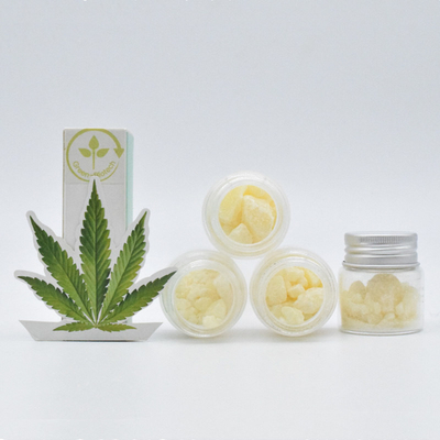 A cera da pureza alta CBD desintegra o alívio da dor da matéria prima de CBD
