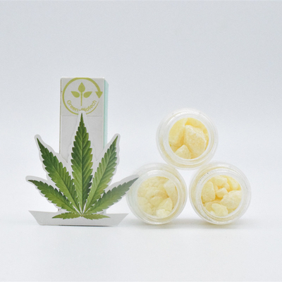 A cera da pureza alta CBD desintegra o alívio da dor da matéria prima de CBD