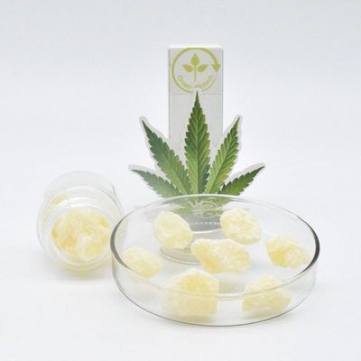 A cera da pureza alta CBD desintegra o alívio da dor da matéria prima de CBD