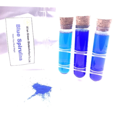 O Phycocyanin azul natural puro de Spirulina das colorações de alimento do ISO pulveriza o valor E18